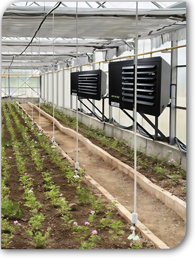 üflemeli radyant ısıtıcı